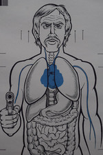 Vintage Poster USAFIC International Ltd Target Poster / Police / Army