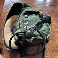 raf flying helmet With Throat Mic 