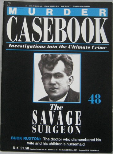 Murder casebook magazine issue - murder,