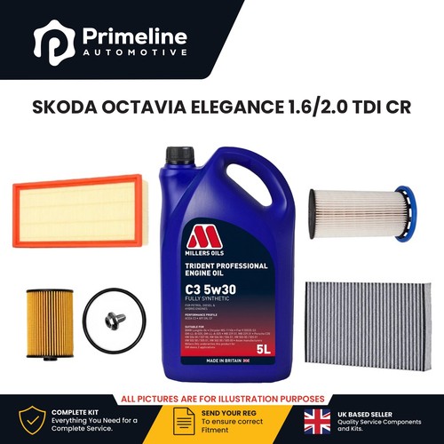 Complete service kit for skoda - complete,