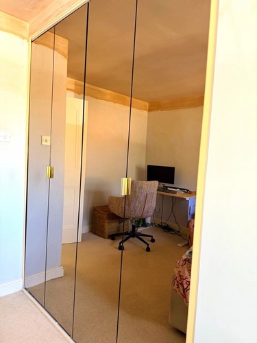 Bronze mirrored fold - 2x, bi-fold