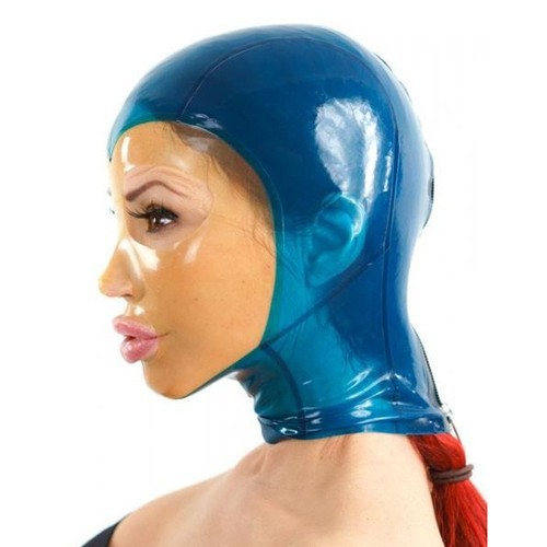 Latex hood women - latex, full