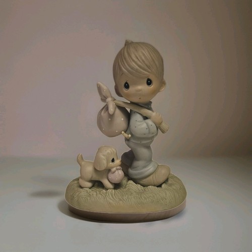 Vintage little boy puppy - vintage,