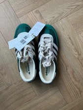 Size 4 - Adidas Samba OG Green White W