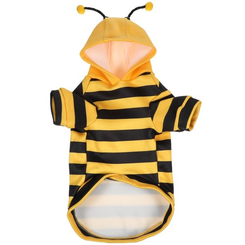 Warm reusable bee pet costume - pet,