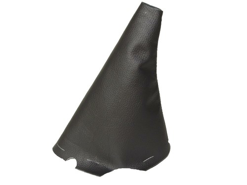 Black leather gear stick - leather,