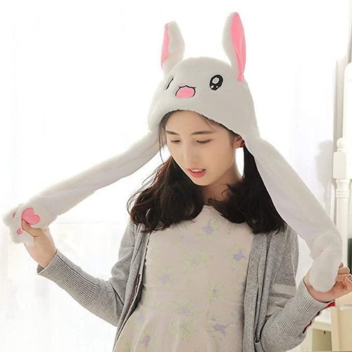 White rabbit hat - rabbit, ears