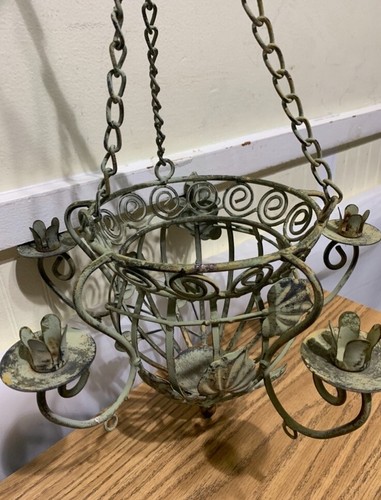 Antique round art deco wrought