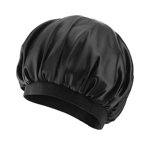 Silk hair sleeping cap bonnet - silk,