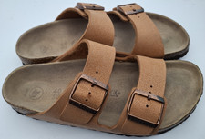 Birkenstock Vegan Arizona, apricot strappy sandals - UK 7, EUR 40  Narrow