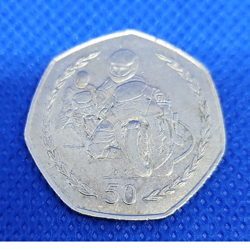 Isle man pence coin 1997 - man,