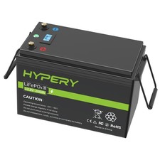 12.8V 200Ah Lithium LiFePO4 Battery BMS Bluetooth App LCD Solar Boot Camper Golf