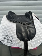 Black 12 Inch Cub Saddle