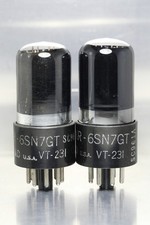 2x KEN-RAD 6SN7GT Valves Tubes