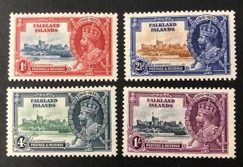 Falkland islands 1935 - 1935, silver