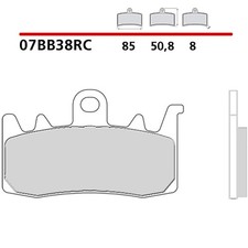BREMBO FRONT BRAKE PADS KIT