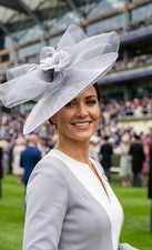 SILVER GREY WEDDING ASCOT DISC