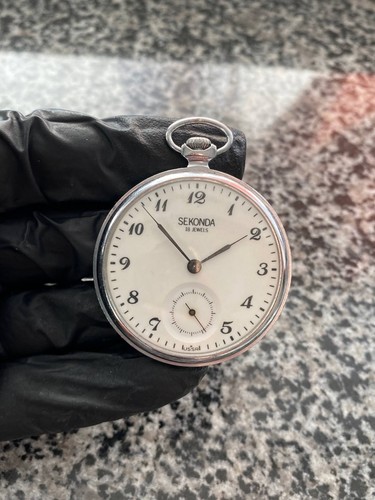 Vintage sekonda pocket watch - vintage,