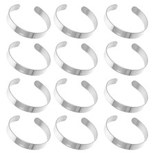 10 Pcs Curved Bracelet Blanks