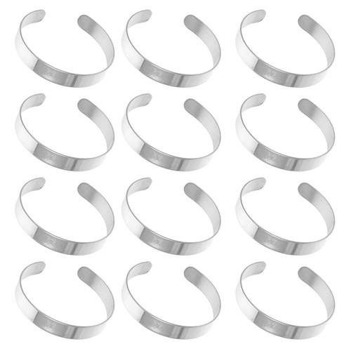 Pcs curved bracelet blanks - curved,