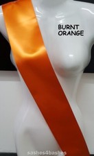 BLANK 100mm satin sash.  Make