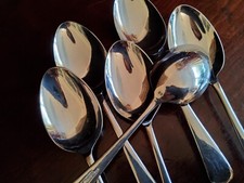 6 x Stainless Chrome plate Old