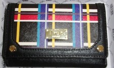 LYDC Ladies Purse Black Check
