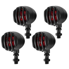 Set 4 Motorcycle Bike Bulb Red