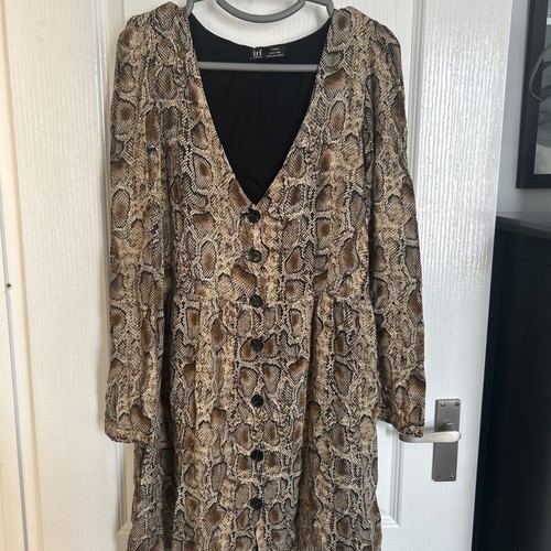 Zara brown snake print - snake,