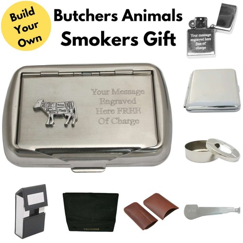 Butchers animals smoking - butchers,