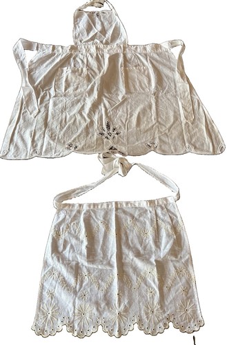 Vintage handmade white - handmade, linen