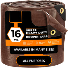 Heavy Duty Tarpaulin 16Mil