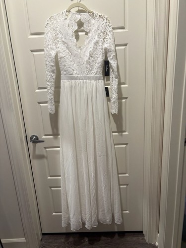 White dress maxi - white,