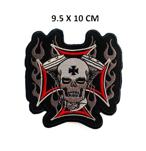 Skull pistons and cross - skull,