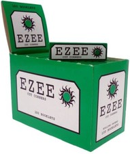 1000 GREAT VALUE EZEE GREEN RIZLA/ROLLING PAPERS 20 PACKS X 50 PAPERS