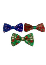 Christmas Bow Tie Men's Xmas Dickie Bow Party Fancy Dress Secret Santa Gift 