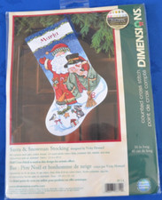 Dimensions Santa & Snowman