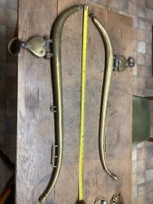 Heavy Horse Harness brass hames . In lovely used condition.