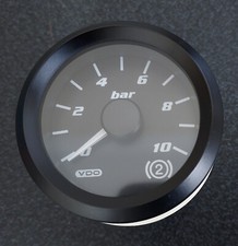 VDO CAN Cockpit Pressure Gauge 0-10 bar Range 52mm  A2C53165417 (A2C60000337)