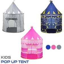 KIDS POP UP WIZARD PRINCESS CASTLE TENT INDOOR OUTDOOR FUN PLAYHOUSE PLAY TOY