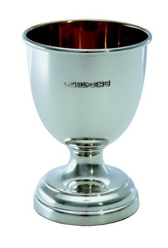 Silver egg cup hallmarked - egg, cup.