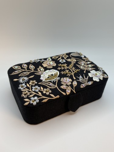 Floral jewelry trinket box - jewelry,