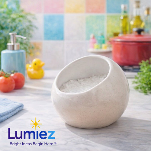 Amalfi salt pig white ceramic - amalfi,
