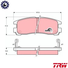 BRAKE PAD SET DISC BRAKE