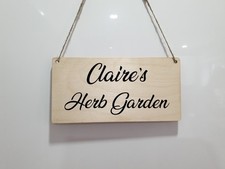 Herb Garden Sign –