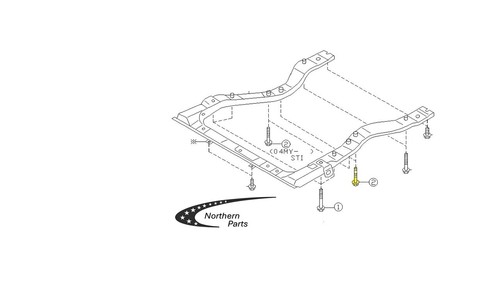 Genuine subaru cradle - genuine,