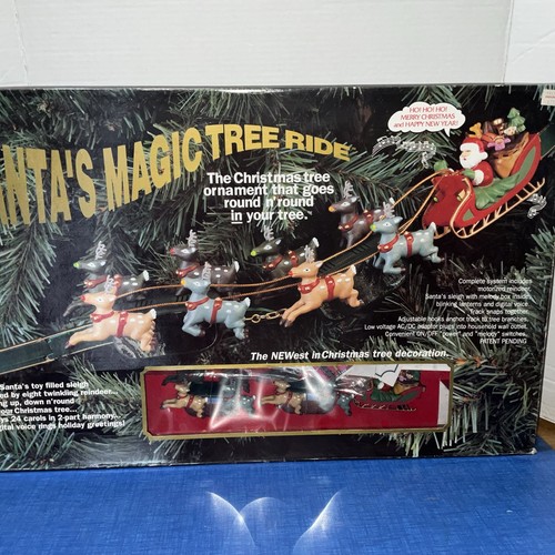 Vintage santa magic tree - santa’s,