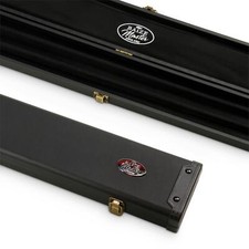 Baize Master 1pc WIDE PLAIN BLACK Patch Pool Snooker Cue Case Holds 3 Cues