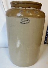 Large Antique Stoneware Butter Churn 40.5cm High 8.2kg Bombay Chesterfield