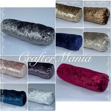 Soft Crushed Velvet Bolster
